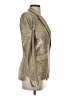 Jonathan Simkhai 100% Polyester Metallic Gold Blazer Size XS - photo 4