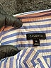Talbots Stripes Blue Long Sleeve Blouse Size M - photo 7