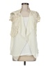 Unbranded Ivory Short Sleeve Blouse Size M - photo 1