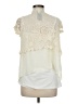 Unbranded Ivory Short Sleeve Blouse Size M - photo 2