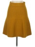Zara Basic Solid Yellow Casual Skirt Size XS - photo 1