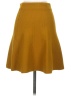 Zara Basic Solid Yellow Casual Skirt Size XS - photo 2