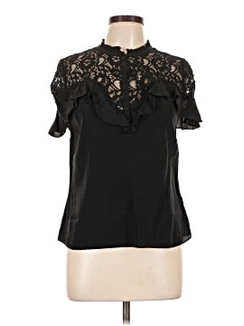 Rebecca Taylor Short Sleeve Silk Top (view 1)
