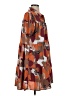 Hayden 100% Polyester Print Brown Casual Dress Size S - photo 4