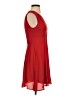 Express 100% Polyester Solid Red Cocktail Dress Size 0 - photo 4