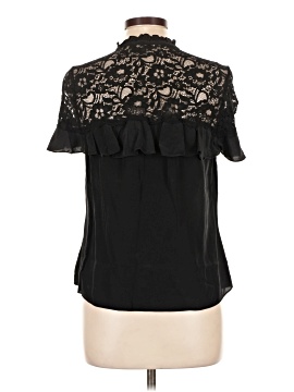 Rebecca Taylor Short Sleeve Silk Top (view 2)