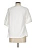 Talbots 100% Polyester White Short Sleeve Blouse Size M - photo 2