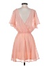 GB 100% Polyester Chevron-herringbone Orange Cocktail Dress Size S - photo 2