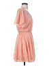 GB 100% Polyester Chevron-herringbone Orange Cocktail Dress Size S - photo 4
