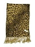 Pashmina 100% Acrylic Animal Print Gold Scarf One size - photo 2