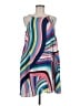 La Blanca 100% Polyester Graphic Blue Casual Dress Size M - photo 1