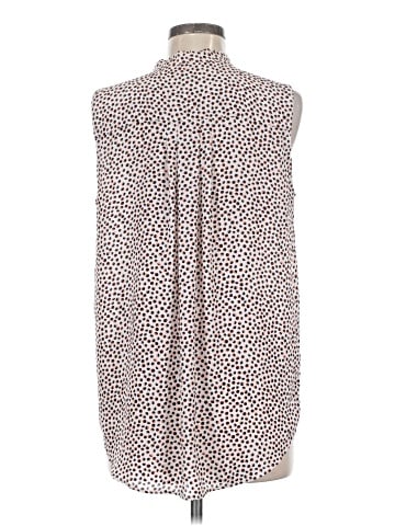 Ann Taylor Sleeveless Button-Down Shirt (view 2)