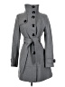 Black Rivet Gray Wool Coat Size S - photo 1