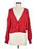 Alice + Olivia Red Cardigan Size M - photo 1