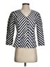 Talbots Chevron-herringbone Blue Blazer Size 2 - photo 1