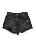 Zara Black Denim Shorts Size 4 - photo 1
