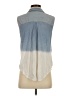 Red Haute Blue Sleeveless Blouse Size S - photo 2