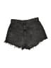 Zara Black Denim Shorts Size 4 - photo 2