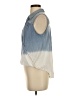 Red Haute Blue Sleeveless Blouse Size S - photo 5