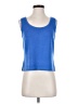 St. John Blue Sleeveless Top Size P (petite) - photo 1