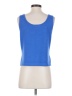 St. John Blue Sleeveless Top Size P (petite) - photo 2