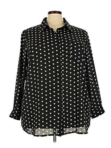 Joan Rivers Long Sleeve Blouse (view 1)