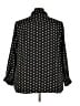 Joan Rivers 100% Polyester Polka Dots Black Long Sleeve Blouse Size 2X - photo 2