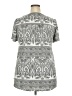 Assorted Brands Paisley Gray Short Sleeve Henley Size 2X - photo 2
