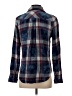 Bella Dahl Plaid Blue Long Sleeve Button-Down Shirt Size S - photo 2