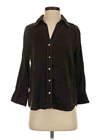L'Agence 3/4 Sleeve Button-Down Shirt (view 1)