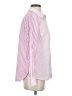 Talbots 100% Cotton Stripes Pink Long Sleeve Button-Down Shirt Size S - photo 4