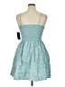 No Boundaries 100% Polyester Hearts Teal Cocktail Dress Size XL - photo 2