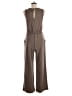 Automet Solid Brown Jumpsuit Size M - photo 2