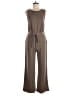 Automet Solid Brown Jumpsuit Size M - photo 1
