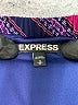Express Chevron-herringbone Purple Cocktail Dress Size S - photo 7