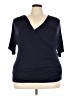 In'Voland Blue Short Sleeve Top Size 22 - photo 1