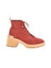 Sorel 100% Leather Red Ankle Boots Size 8 - photo 1