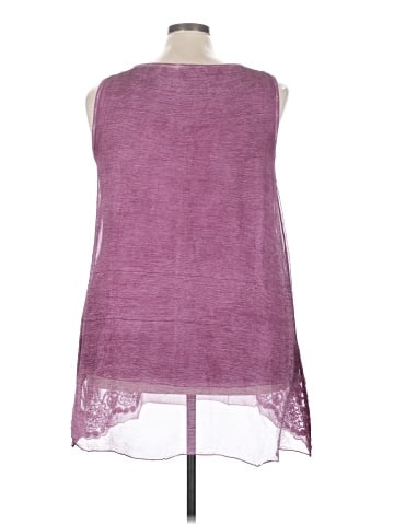 Soft Surroundings Sleeveless Silk Top (view 2)