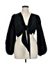 Shein Curve 100% Polyester Black 3/4 Sleeve Blouse Size 14 Plus (1) - photo 1