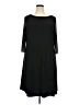 Marina Solid Black Casual Dress Size 2X - photo 1