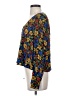 MNG Suit 100% Viscose Blue 3/4 Sleeve Blouse Size 4 - photo 5