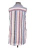 Chico's 100% Linen Stripes Pink Sleeveless Button-Down Shirt Size Sm (0) - photo 2