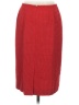 Albert Nipon Solid Red Casual Skirt Size 4 Petite - photo 2