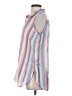 Chico's 100% Linen Stripes Pink Sleeveless Button-Down Shirt Size Sm (0) - photo 5