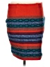 Toad & Co 100% Wool Stripes Red Wool Skirt Size M - photo 2