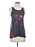 Vanity 100% Polyester Gray Tank Top Size S - photo 1