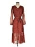 J.Crew Polka Dots Red Casual Dress Size 2 - photo 1