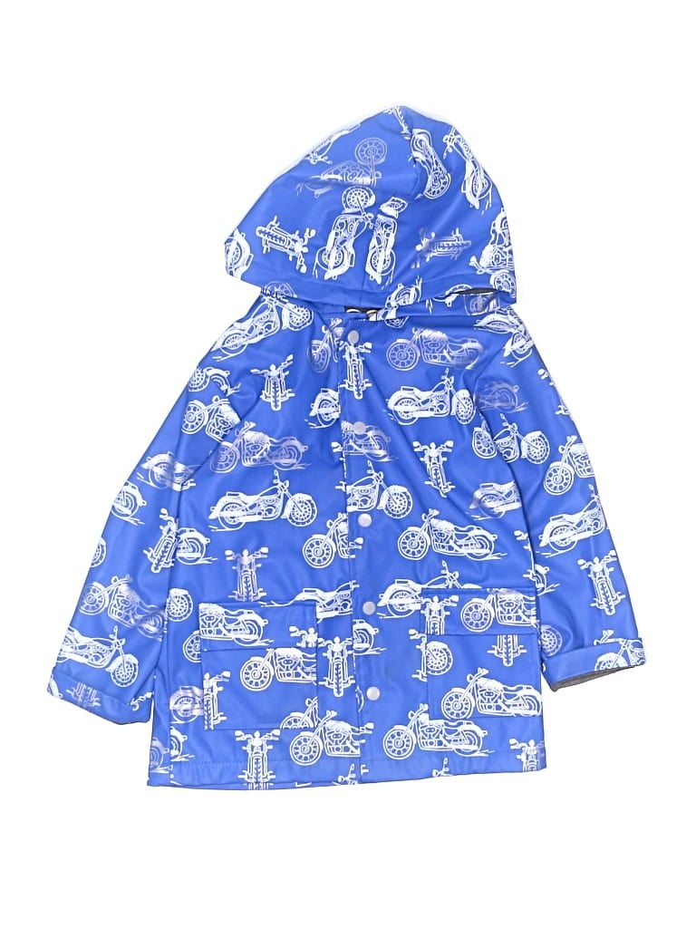 Pre-owned Hatley Kids' Raincoat In Blue