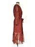 J.Crew Polka Dots Red Casual Dress Size 2 - photo 4