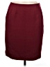 Larry Levine 100% Polyester Solid Burgundy Formal Skirt Size 6 - photo 1